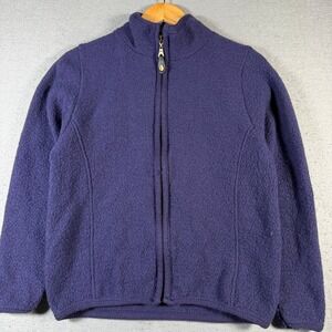 ALPS Fine Womens Apparel Purple Wool Blend Full Zip Fleece Jacket Size S